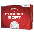 Balles de golf Chrome Soft (2026) Triple Track DZ blanches
