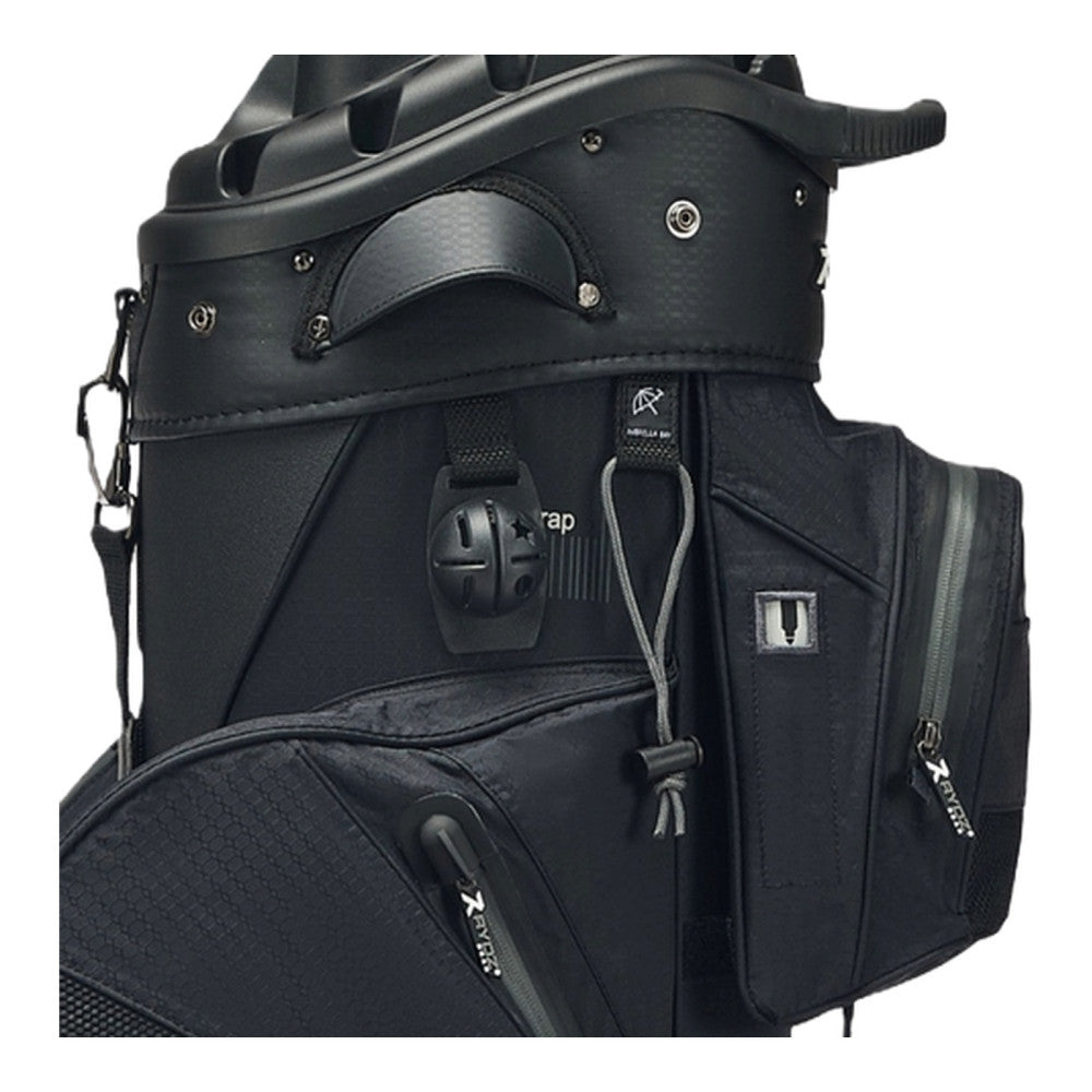 Navigator QO14 Waterproof Cart Bag Black/Charcoal/Red