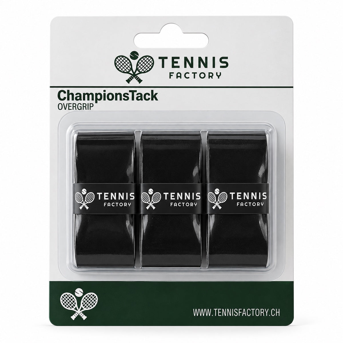 ChampionsTack Overgrip 3er Pack Schwarz