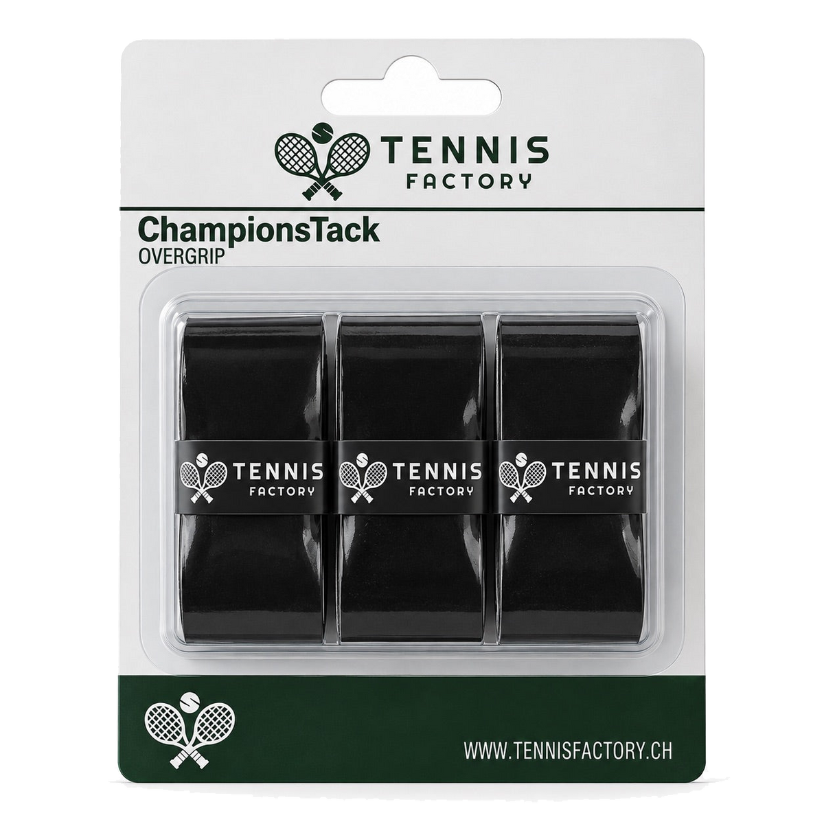 ChampionsTack Overgrip 3er Pack Schwarz