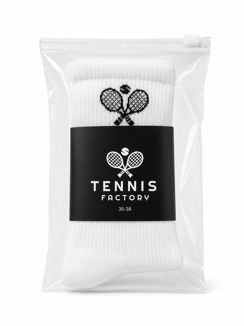 Lot de 3 paires de chaussettes Tennis Factory