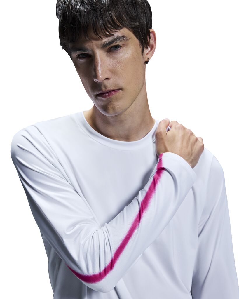 Court Long-T da uomo bianco