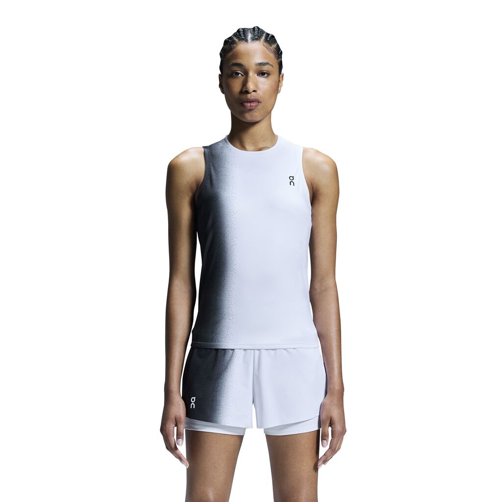 Court Tank Women White/Black