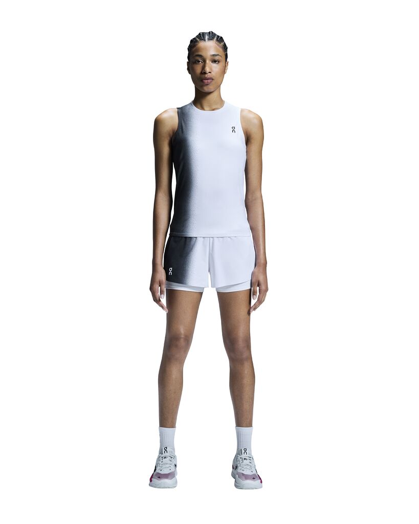 Court Tank Women White/Black