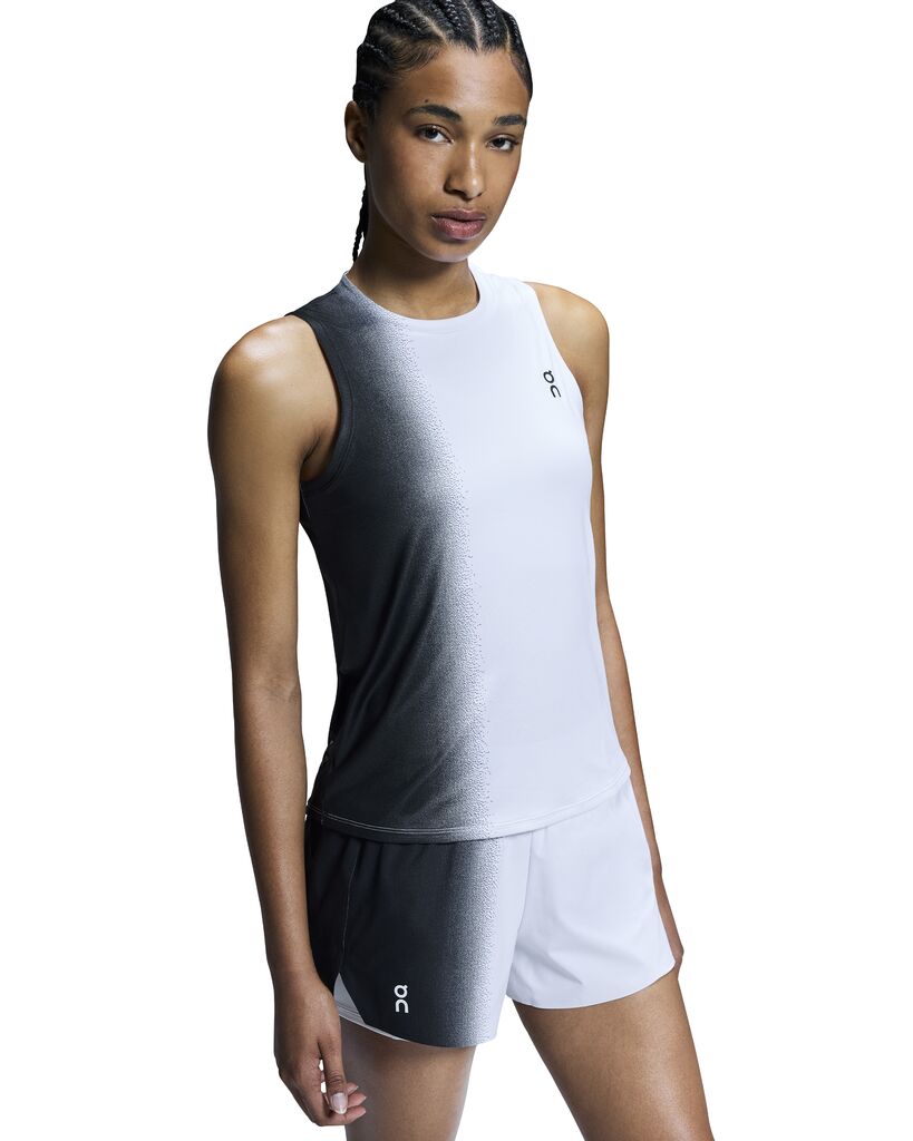 Court Tank Women White/Black