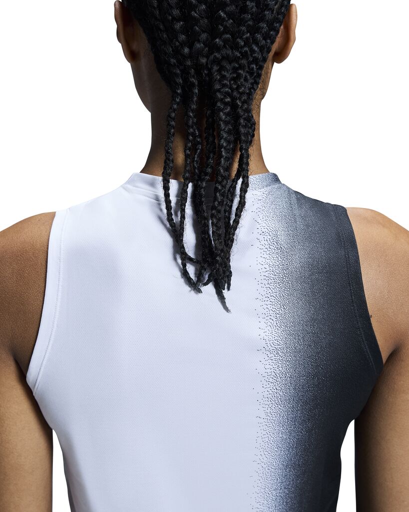Court Tank Women White/Black