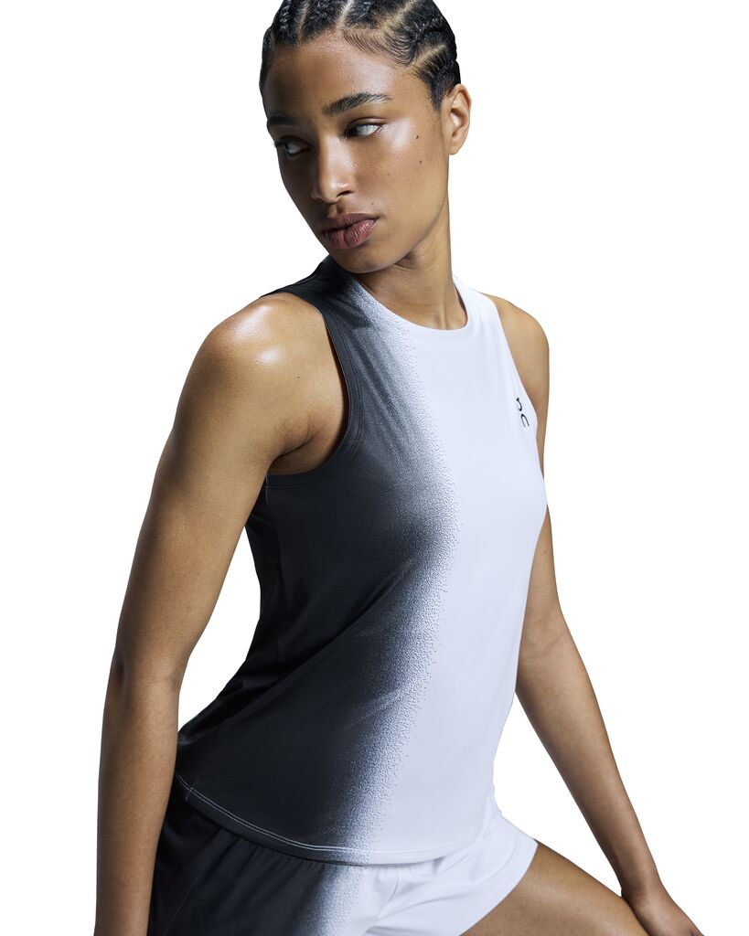 Court Tank Women White/Black