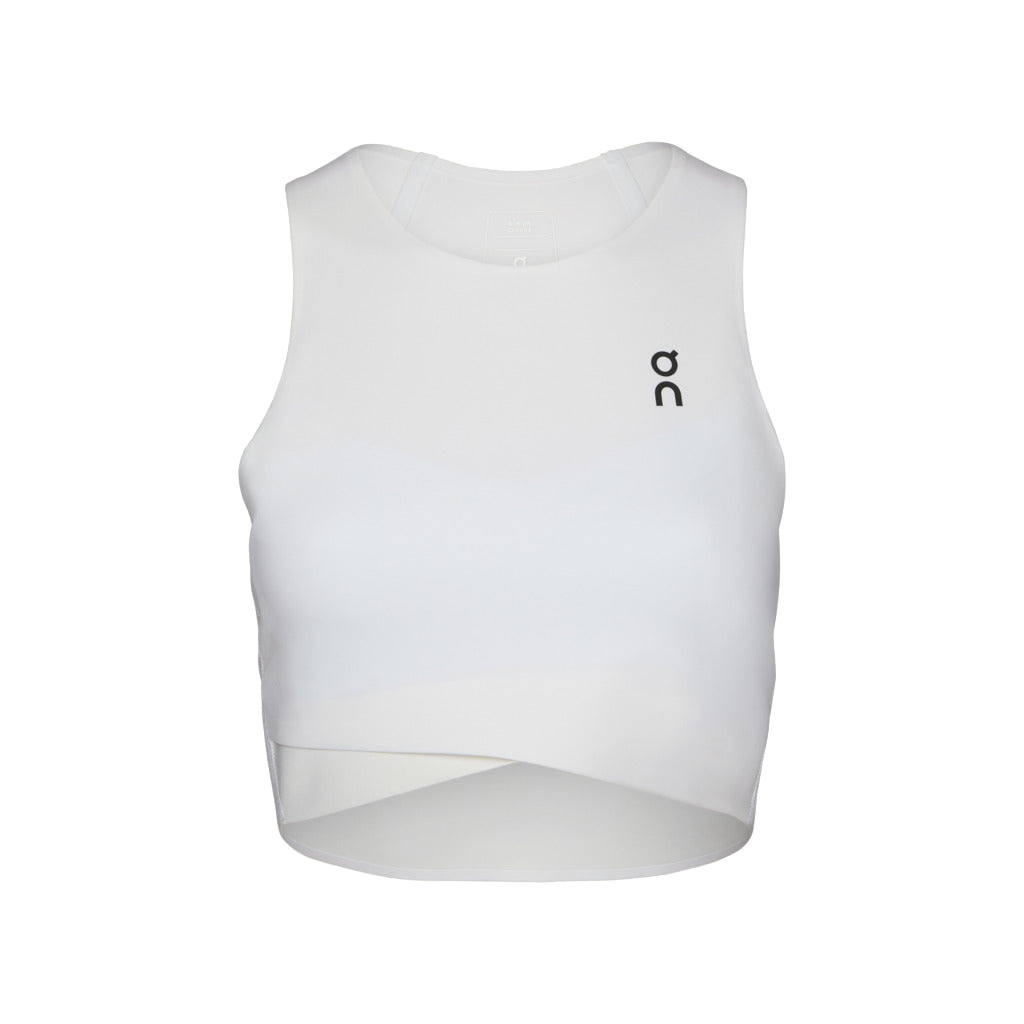 Court Crop Top Damen Weiss