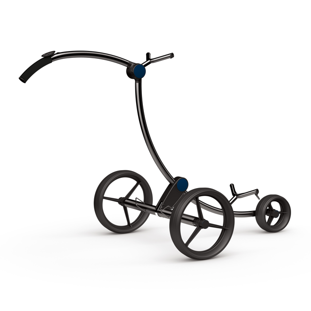 3e Elektro Trolley inkl. Cover und Zubehör Blau