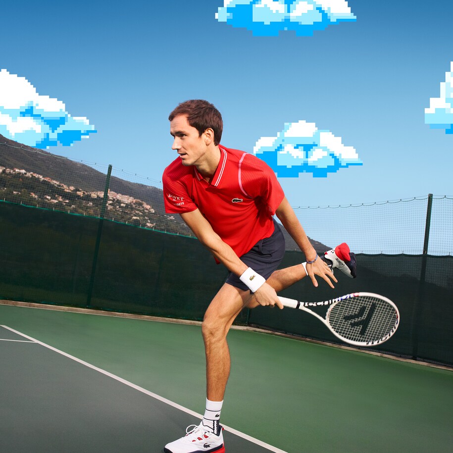 Polo LACOSTE TENNIS x Daniil Medvedev homme