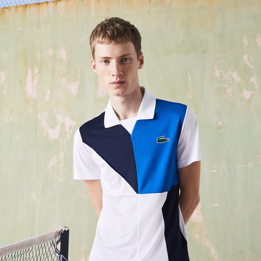 LACOSTE SPORT Tennis-Poloshirt aus ultra-Dry Piqué mit Colourblock Herren