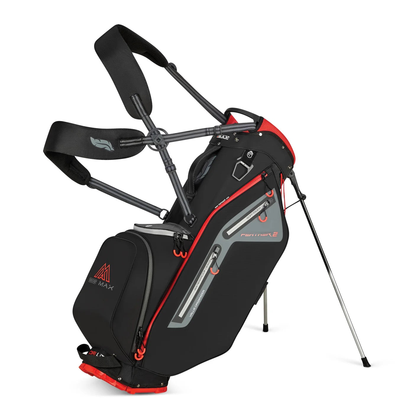 Dri Lite Feather 2 Stand Bag Black