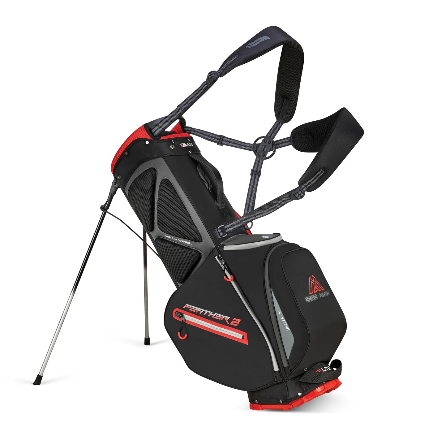Dri Lite Feather 2 Stand Bag Black