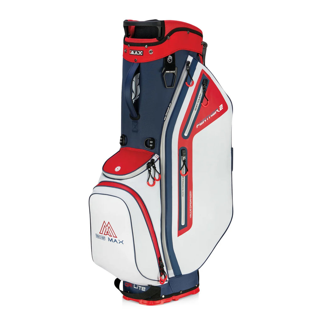 Dri Lite Feather 2 Stand Bag Red/Blue/White