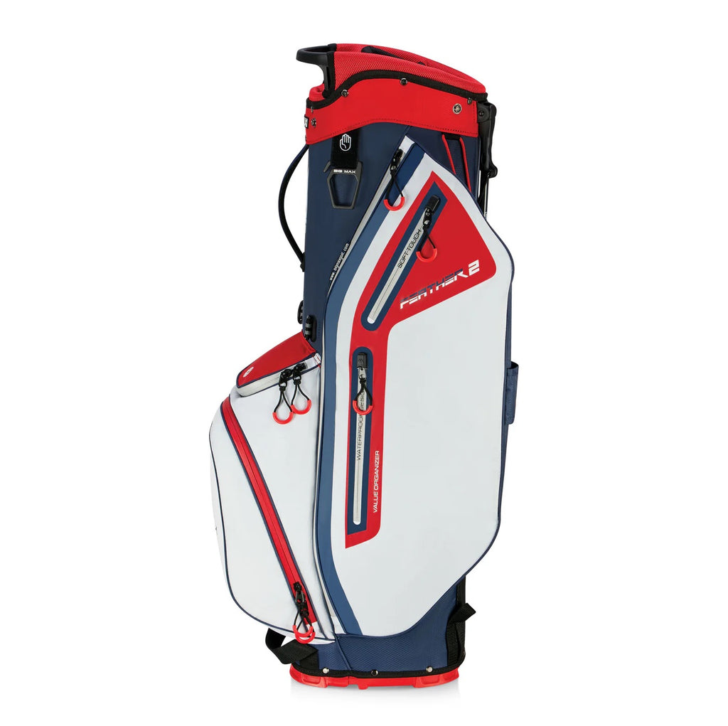Dri Lite Feather 2 Stand Bag Red/Blue/White