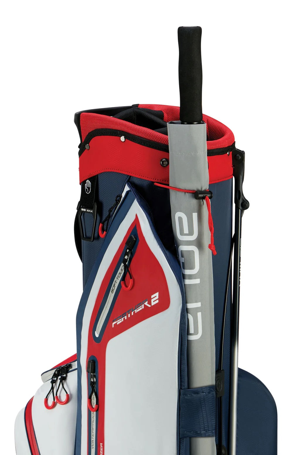 Dri Lite Feather 2 Stand Bag Red/Blue/White