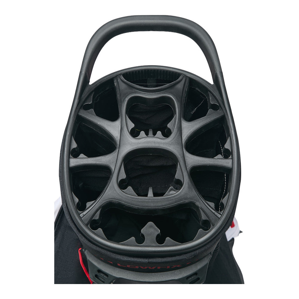 Clipsb 14 Way Waterproof Stand Bag Black/White/Red