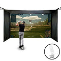 Vanish 16 einfahrbares Golfsimulator-Studio 4,7 x 2,6 x 1,5 m Fernbedienung