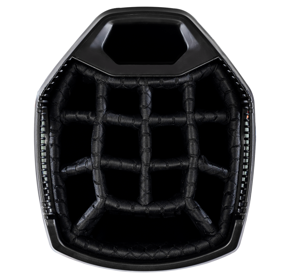 C100 Water-Resistant Cart Bag Black/Olive/Inferno