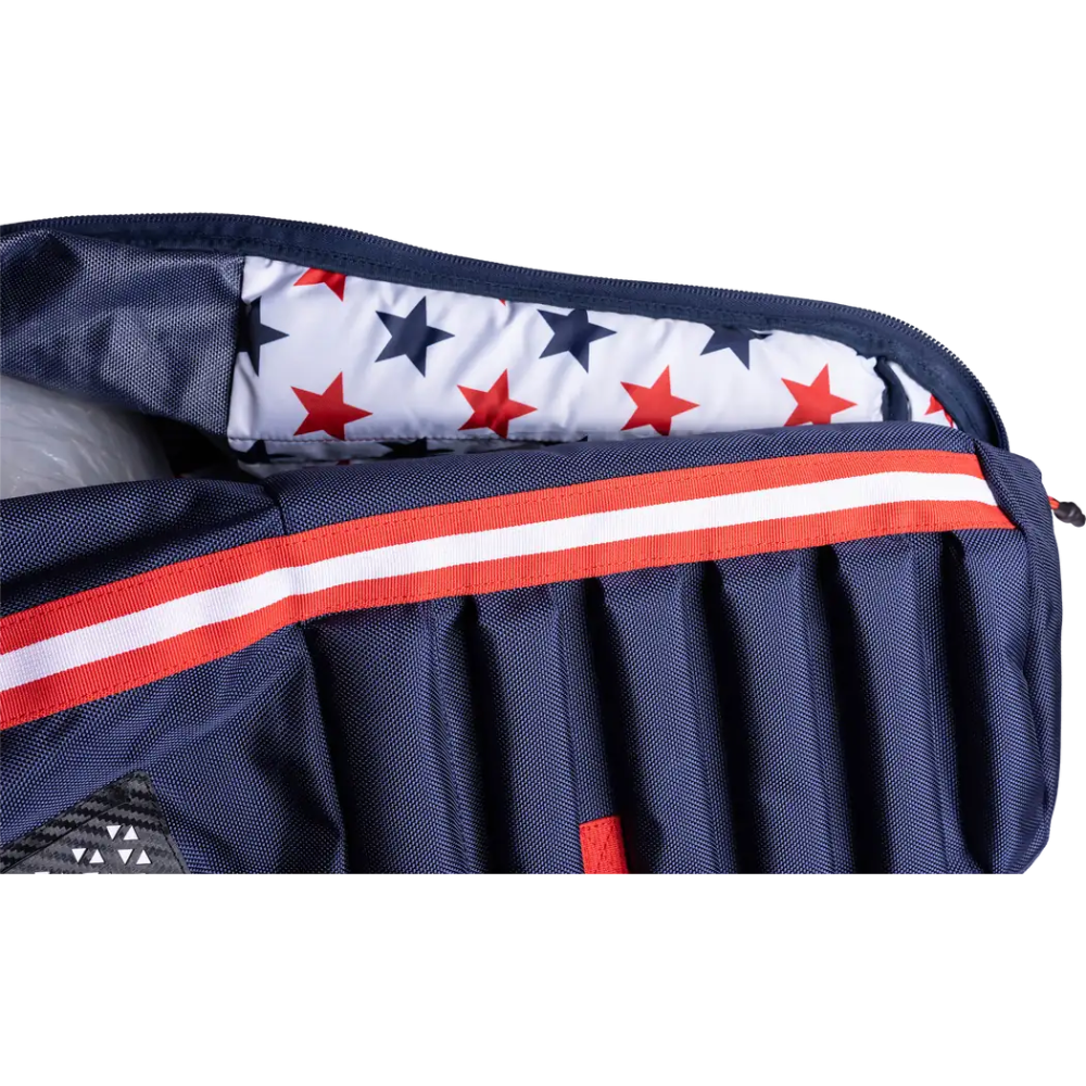 Kube Reisetasche für Golfbag Navy/Weiss/Rot