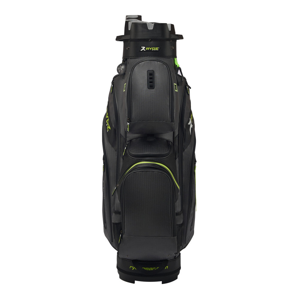 Sac chariot déperlant Big Rick anthracite/noir/citron vert