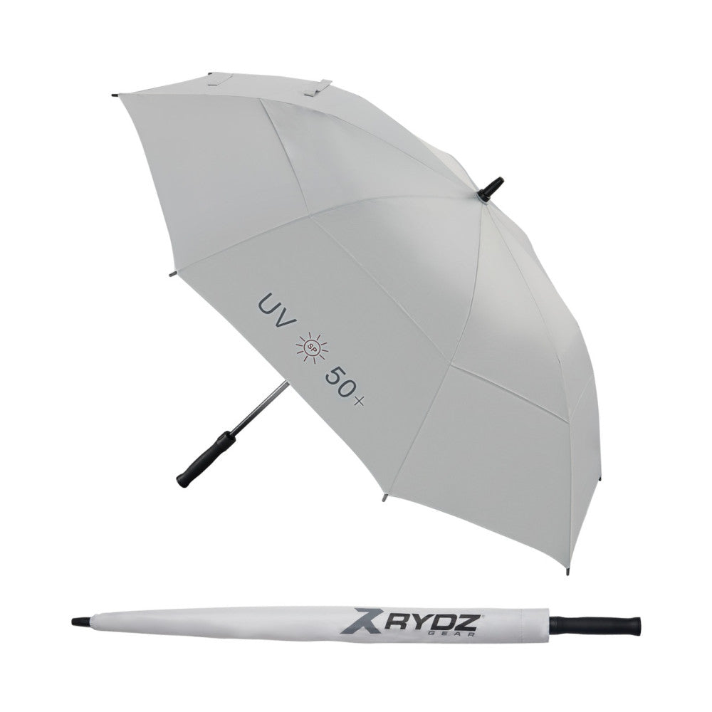 Golf Umbrella UV 50+ Silver/Charcoal/Black