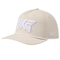 Structured Low Crown Snapback Cap Creme