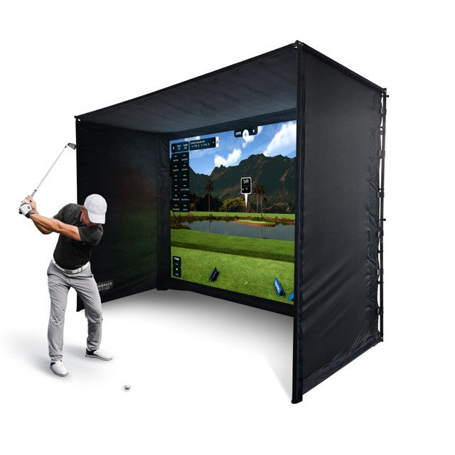 Golf Simulator Enclosure UltraMAX Grey 3 x 2.5 x 1.5 m