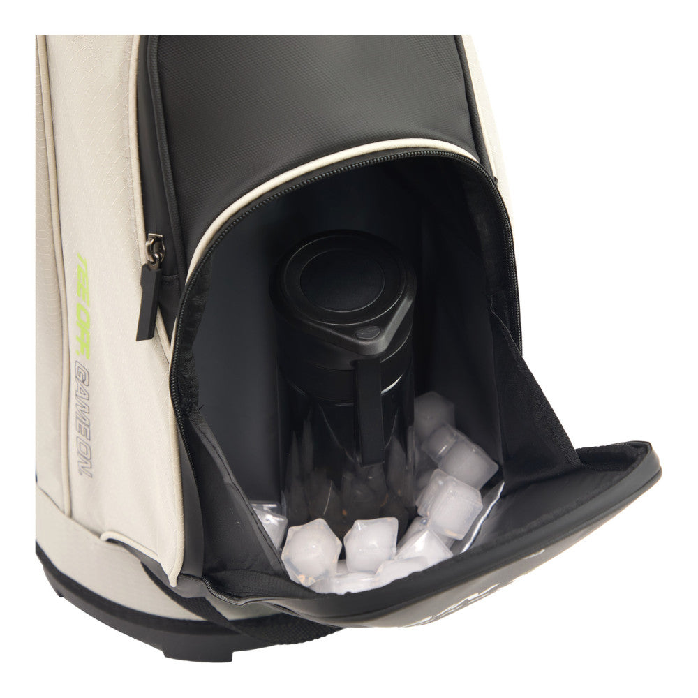 Firebee Water-Resistant Cart Bag Silver/Black/Lime