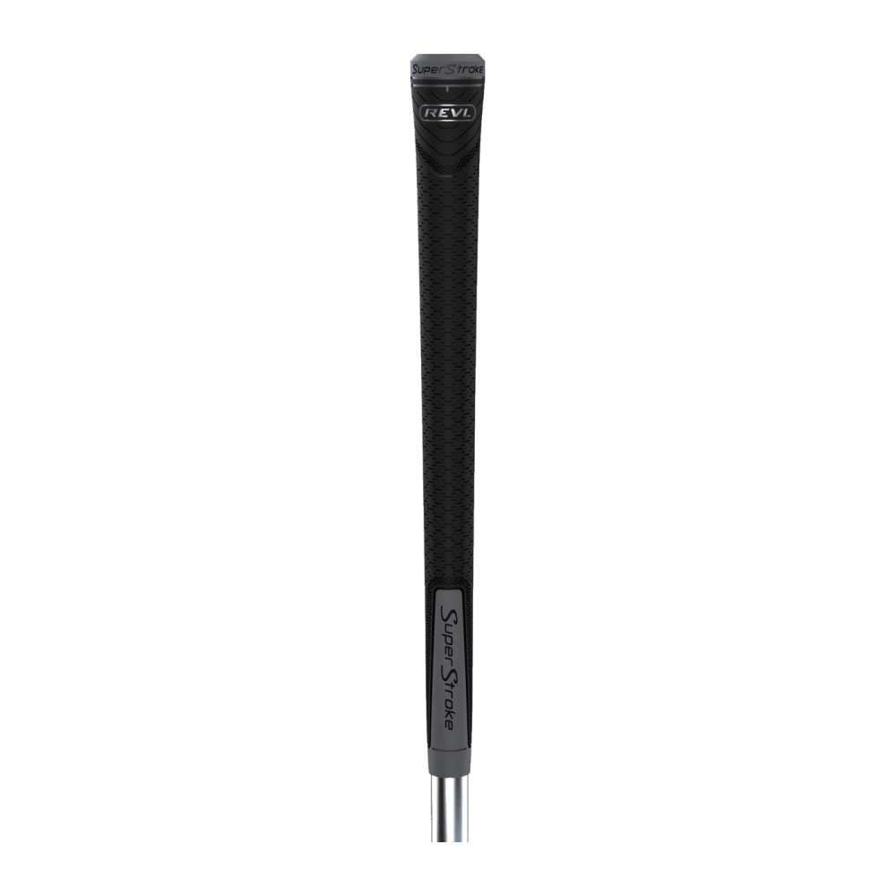 Grip de golf REVL Player Midsize noir-gris