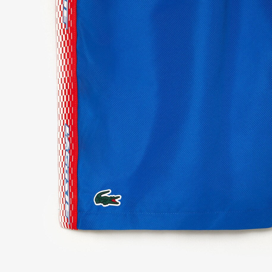 Men's LACOSTE TENNIS shorts made from recycled polyester