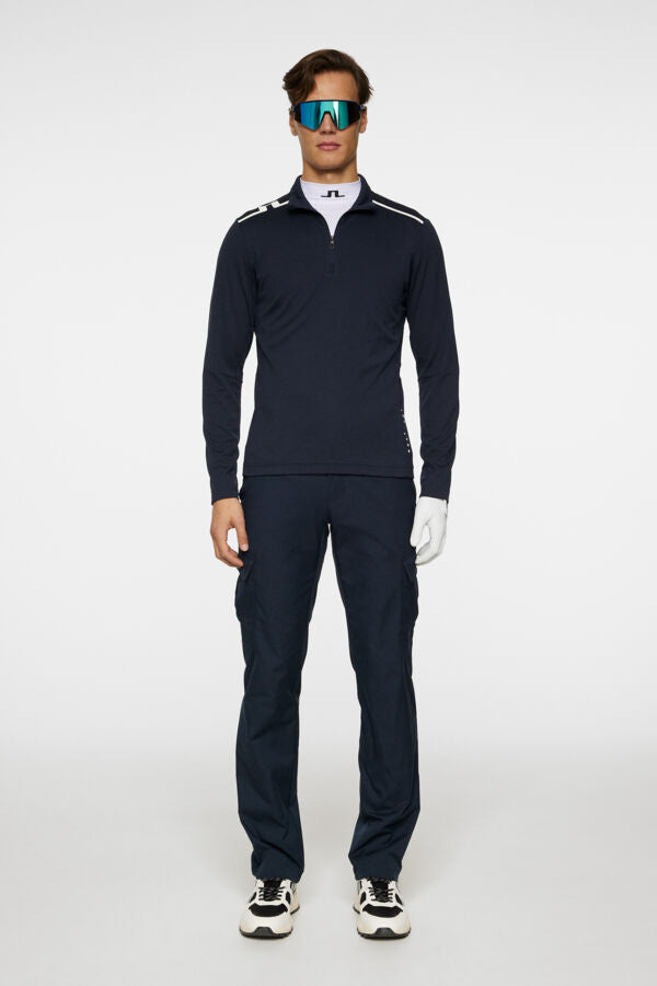 Couche intermédiaire Leon Quarter Zip Homme Marine
