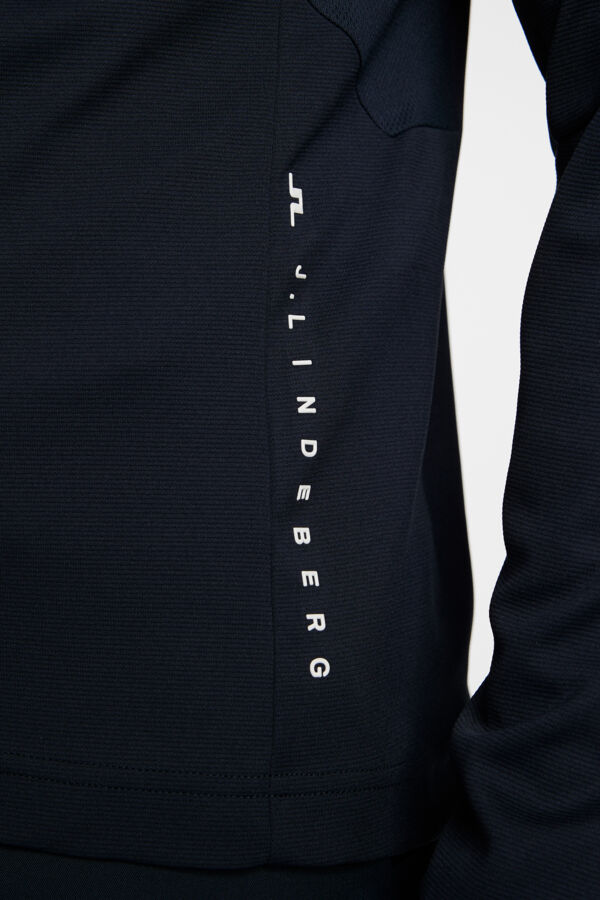 Leon Quarter Zip Mid Layer Herren Navy