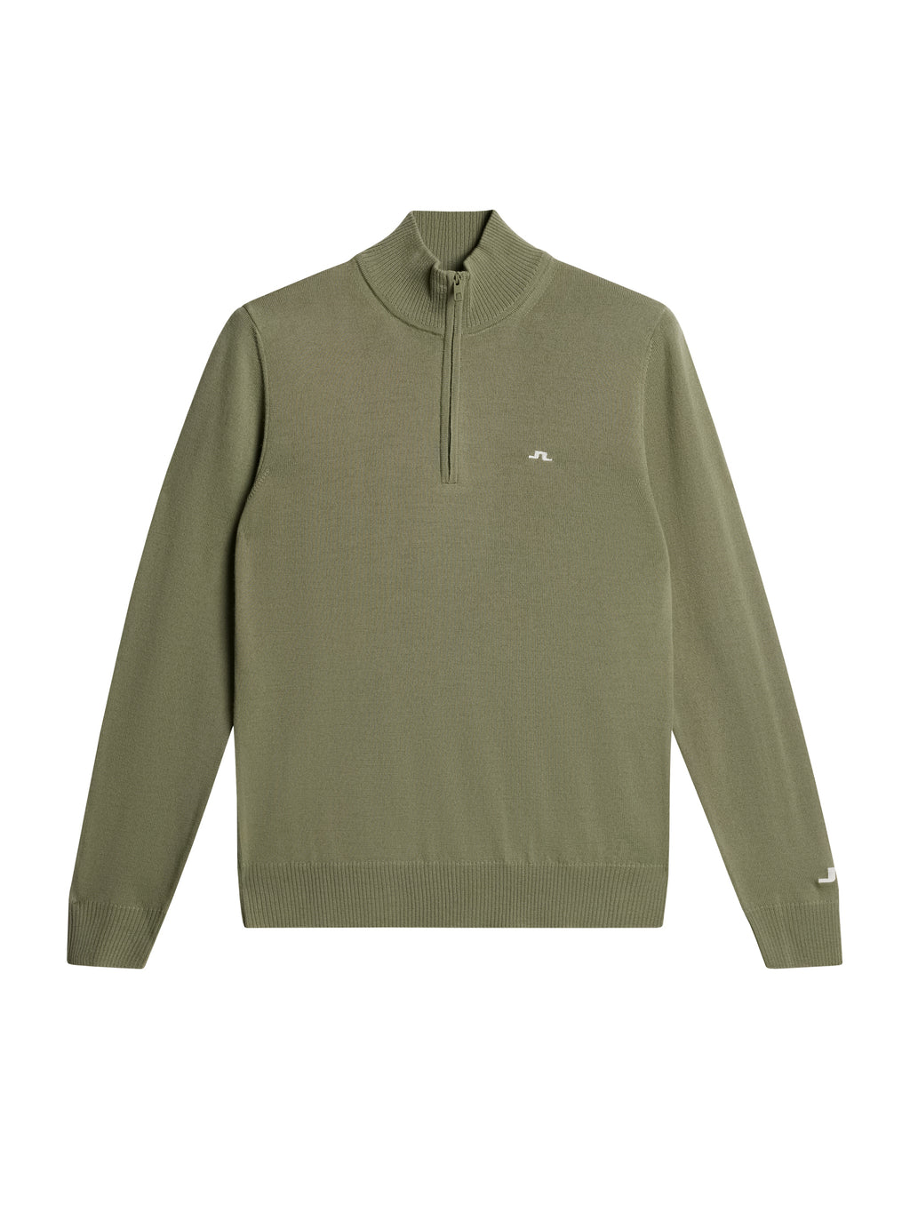 Kian Zipped Sweater Men Green