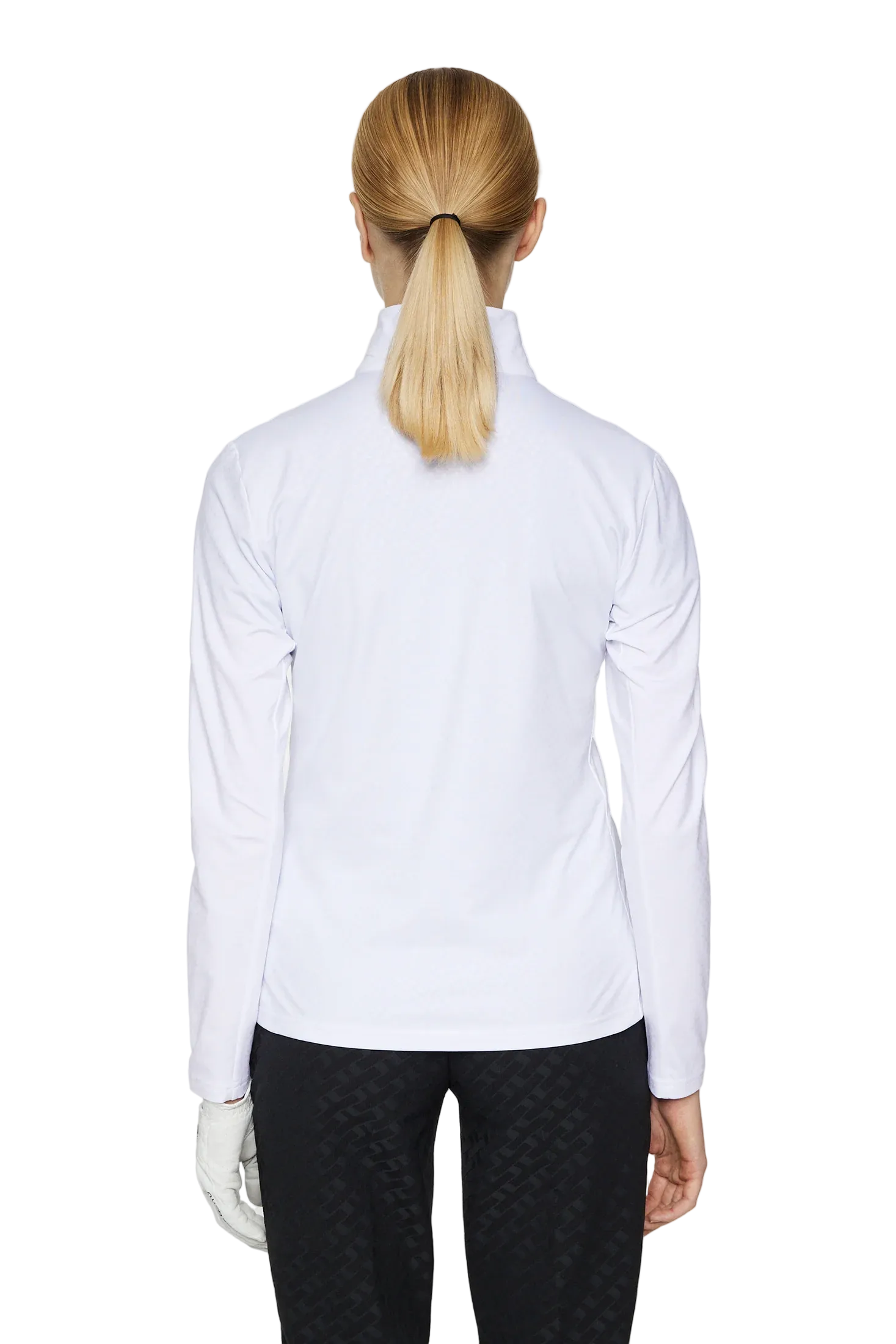 Lauryn Quarter Zip Mid Layer Damen Weiss