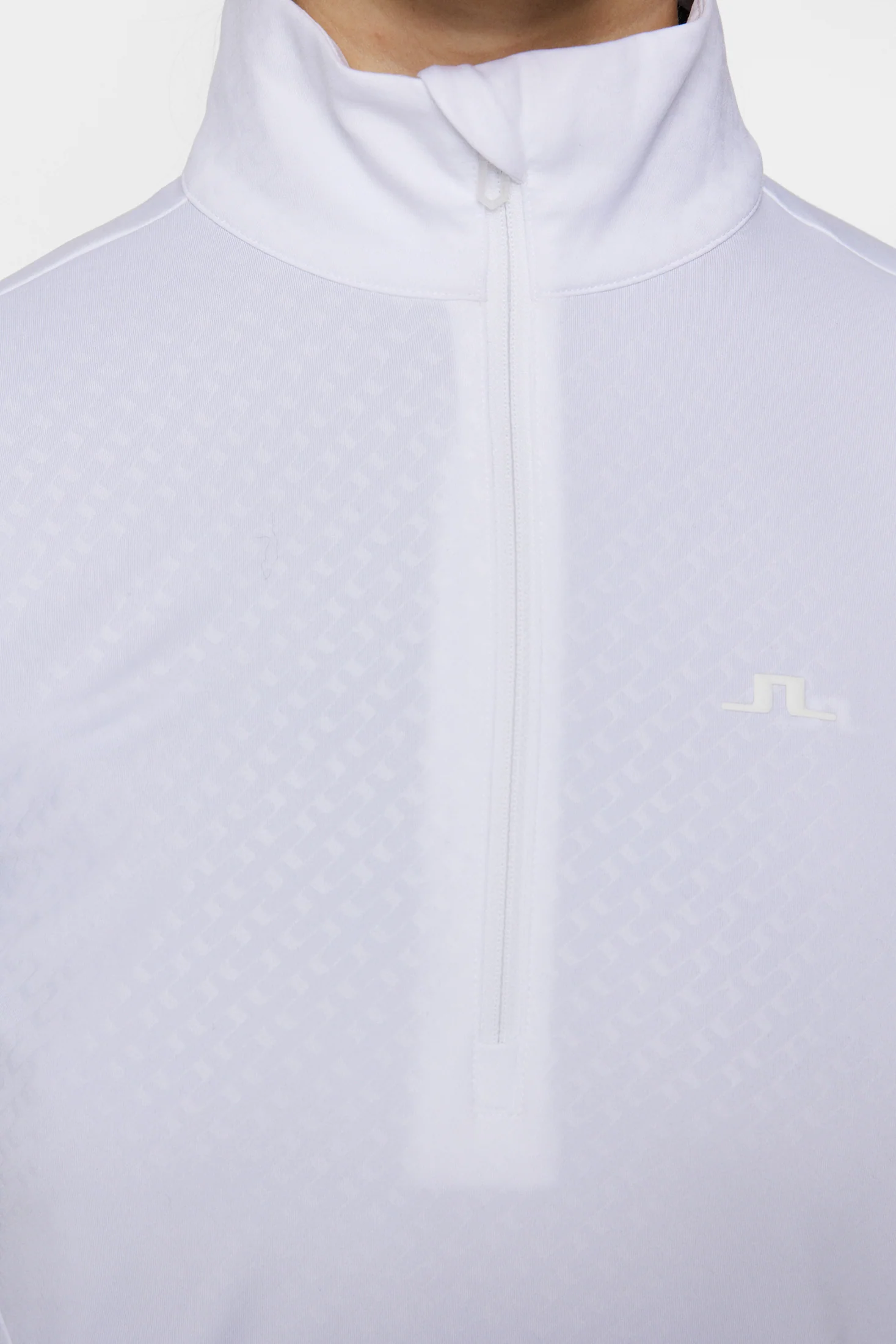 Lauryn Quarter Zip Mid Layer Damen Weiss