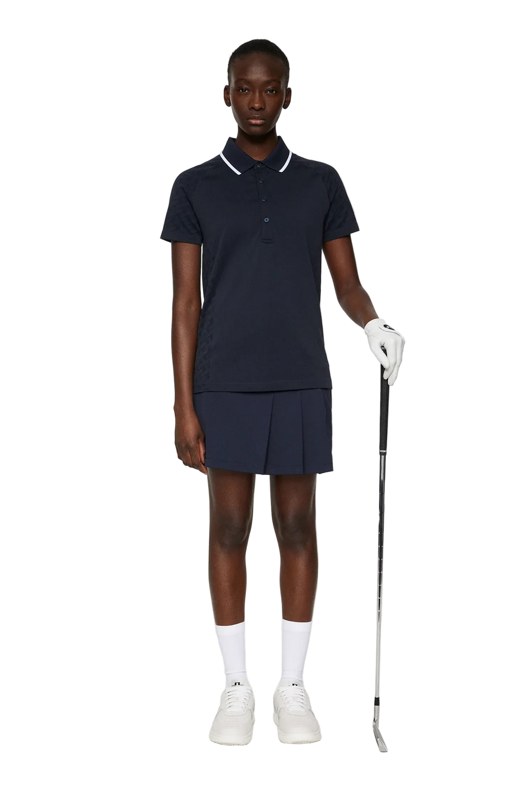 Baily Seamless Polo Women Navy