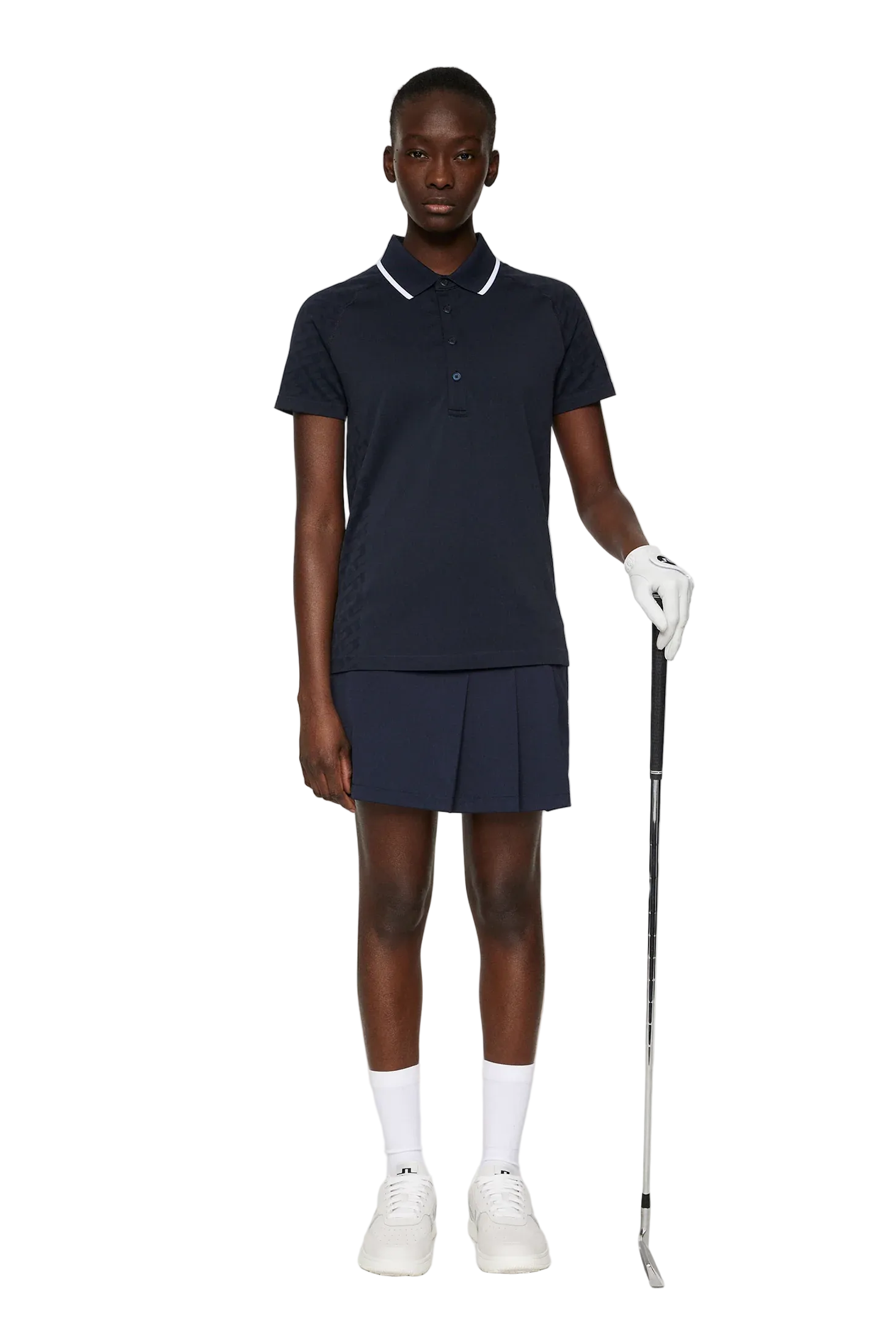 Baily Seamless Polo Damen Navy