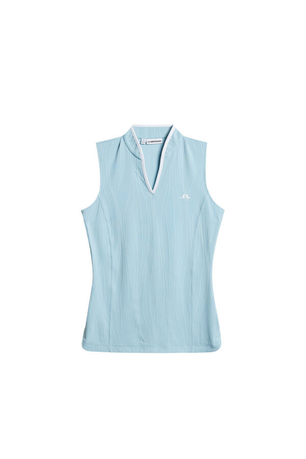 Haut sans manches Mila pour femme, bleu