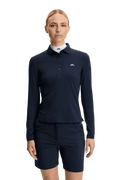 Flor LS Polo Damen Navy