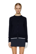Cardigan lavorato a maglia Joanna da donna blu scuro