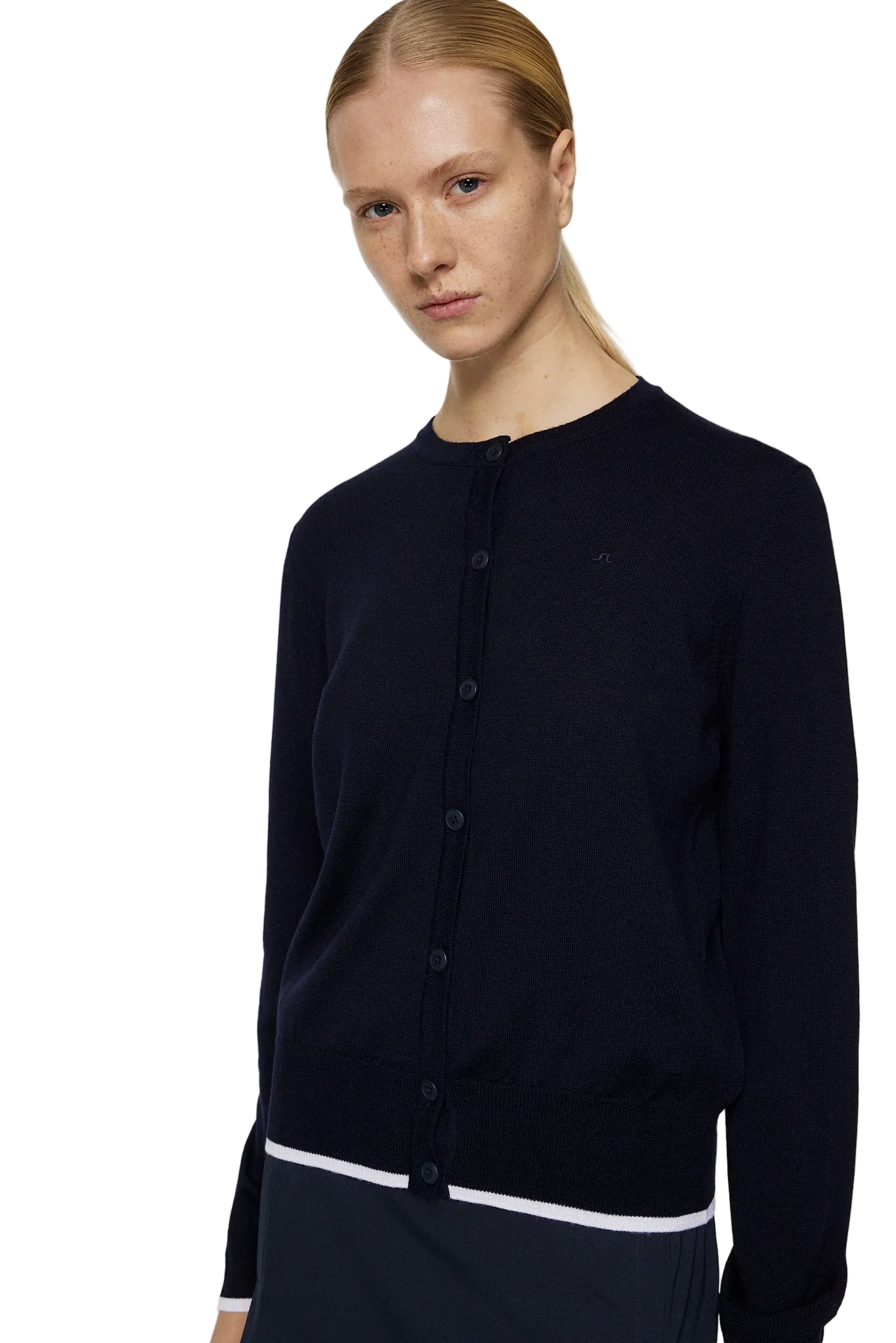 Joanna Knitted Cardigan Damen Navy