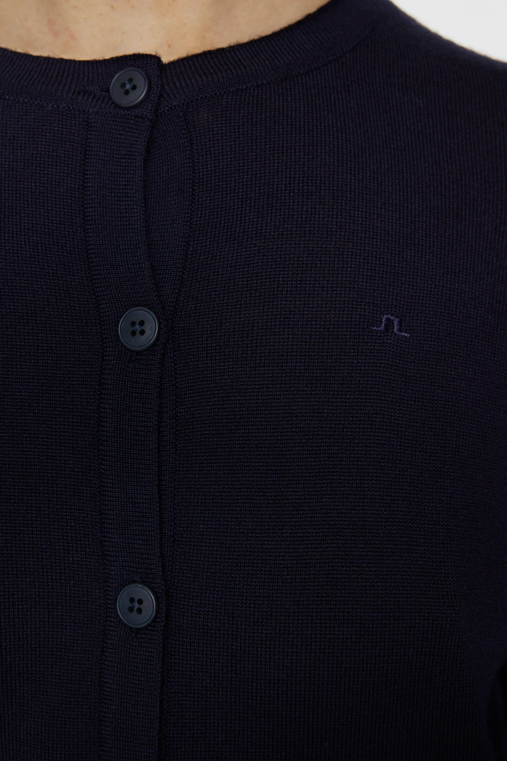 Cardigan lavorato a maglia Joanna da donna blu scuro