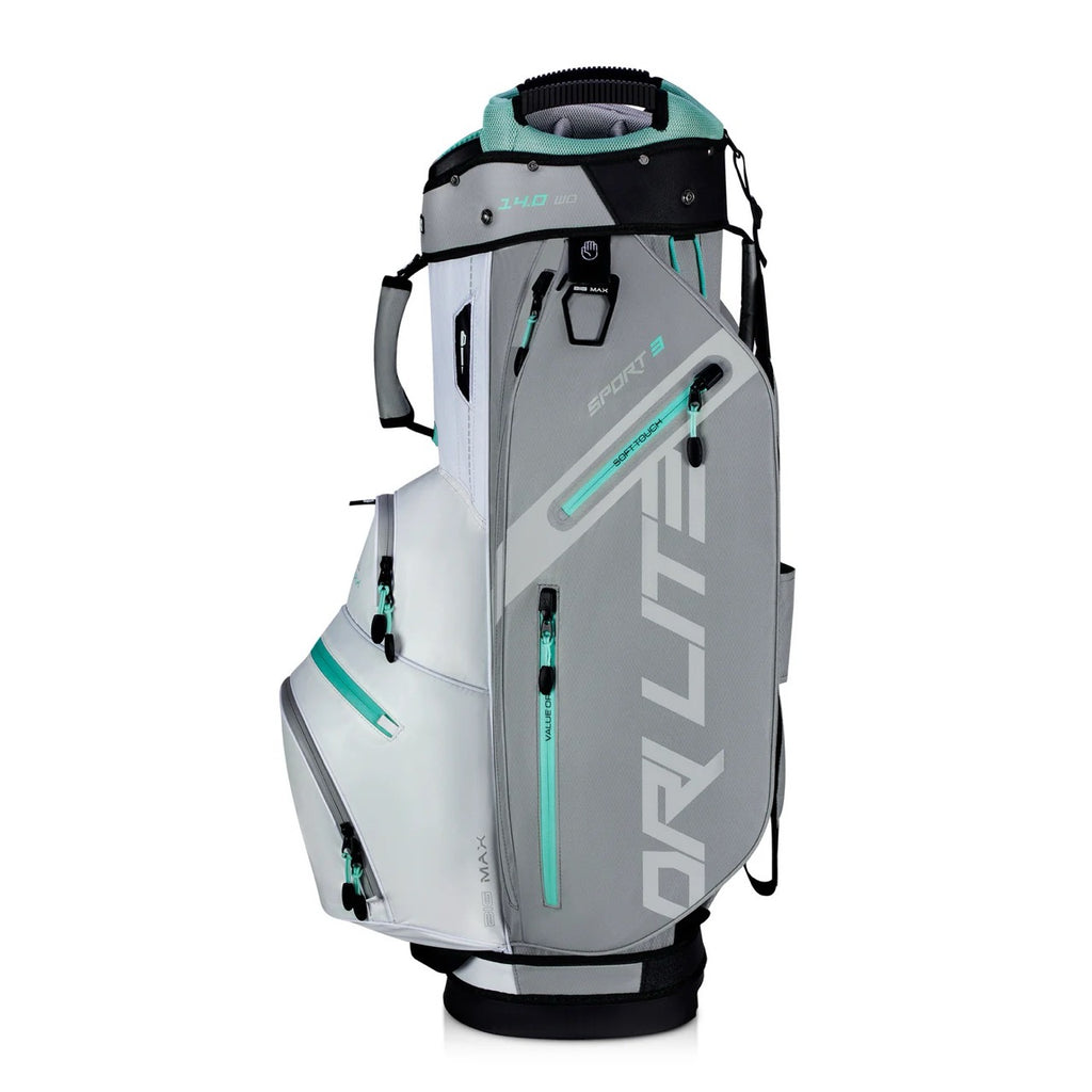 Dri Lite Sport 3 Cart Bag Grey/White/Mint