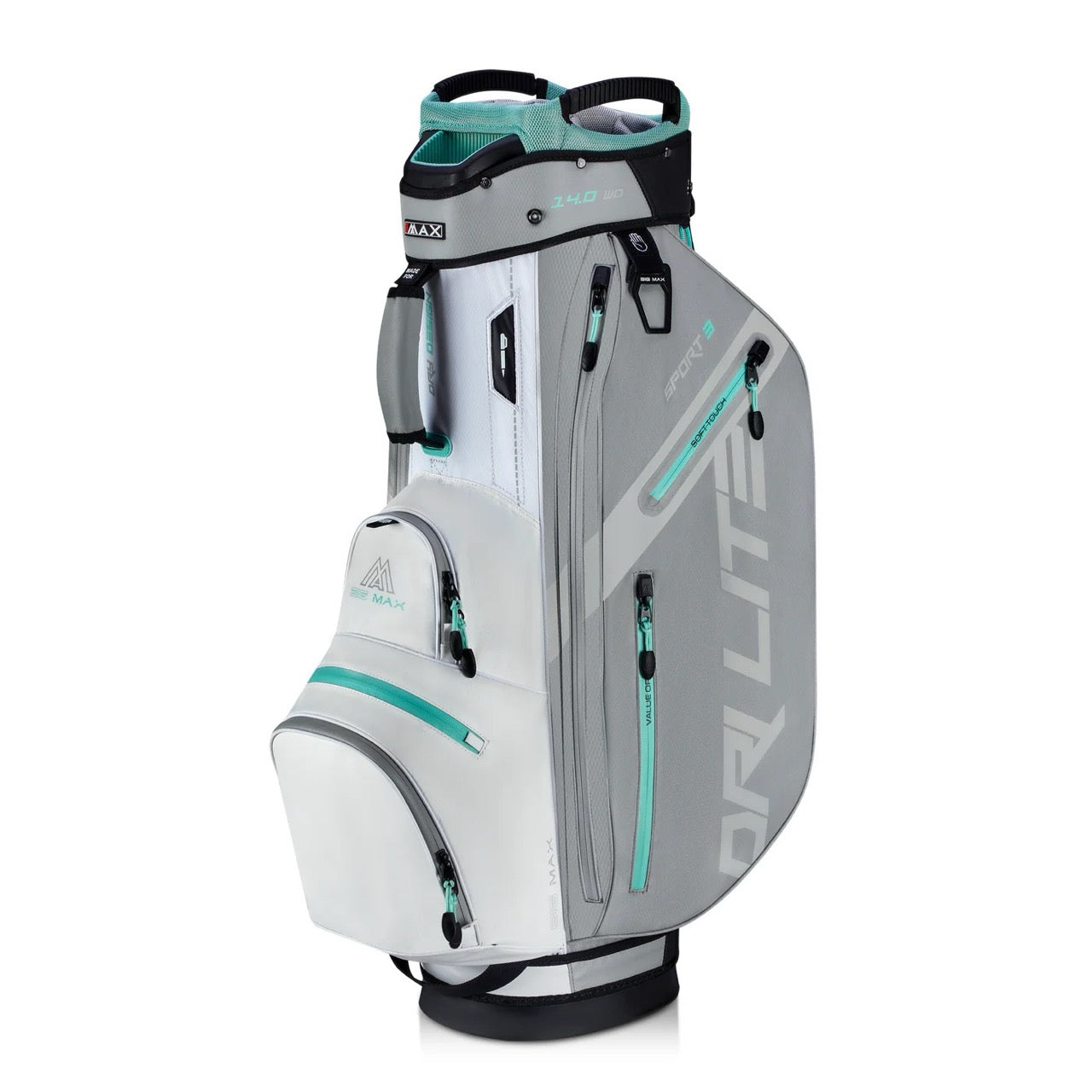 Dri Lite Sport 3 Cartbag Grau/Weiss/Mint