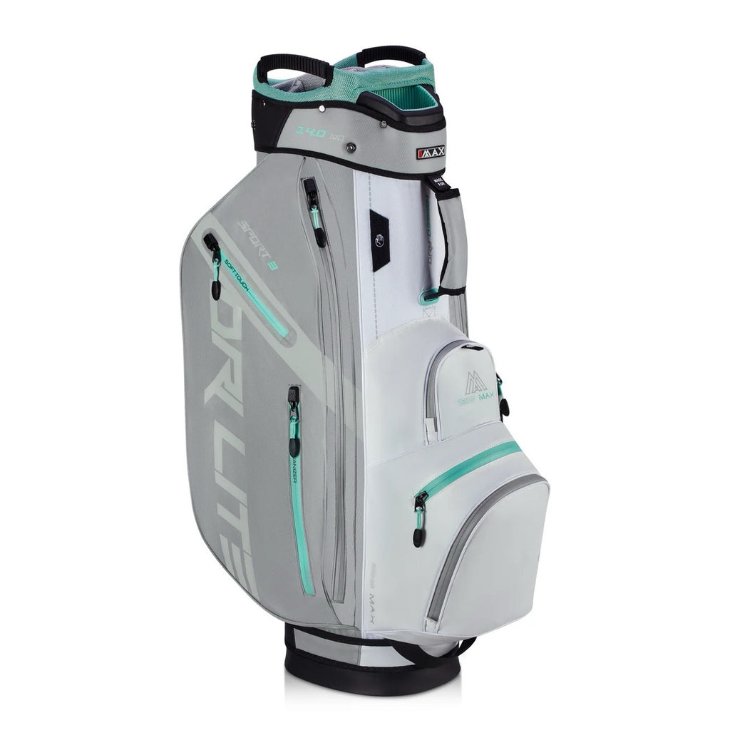 Dri Lite Sport 3 Cart Bag Grey/White/Mint