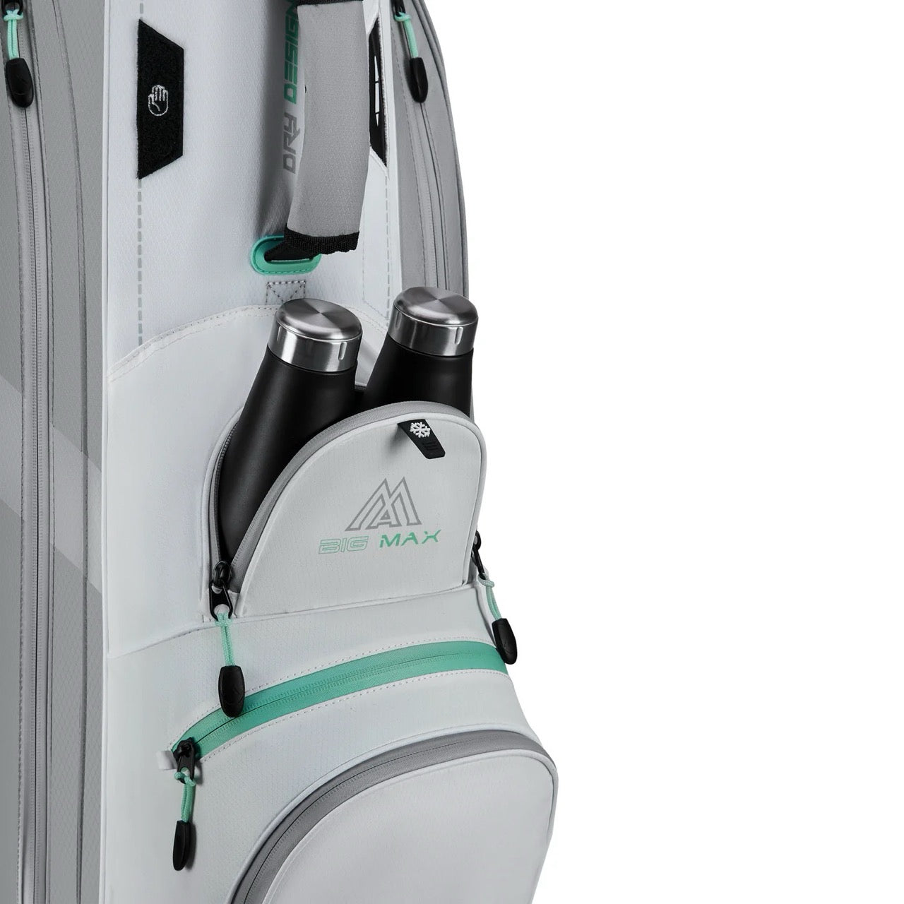 Dri Lite Sport 3 Cart Bag Grey/White/Mint