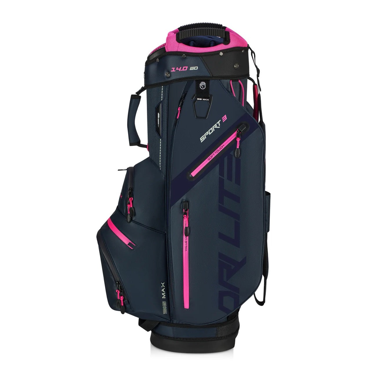 Dri Lite Sport 3 Cartbag Navy/Pink