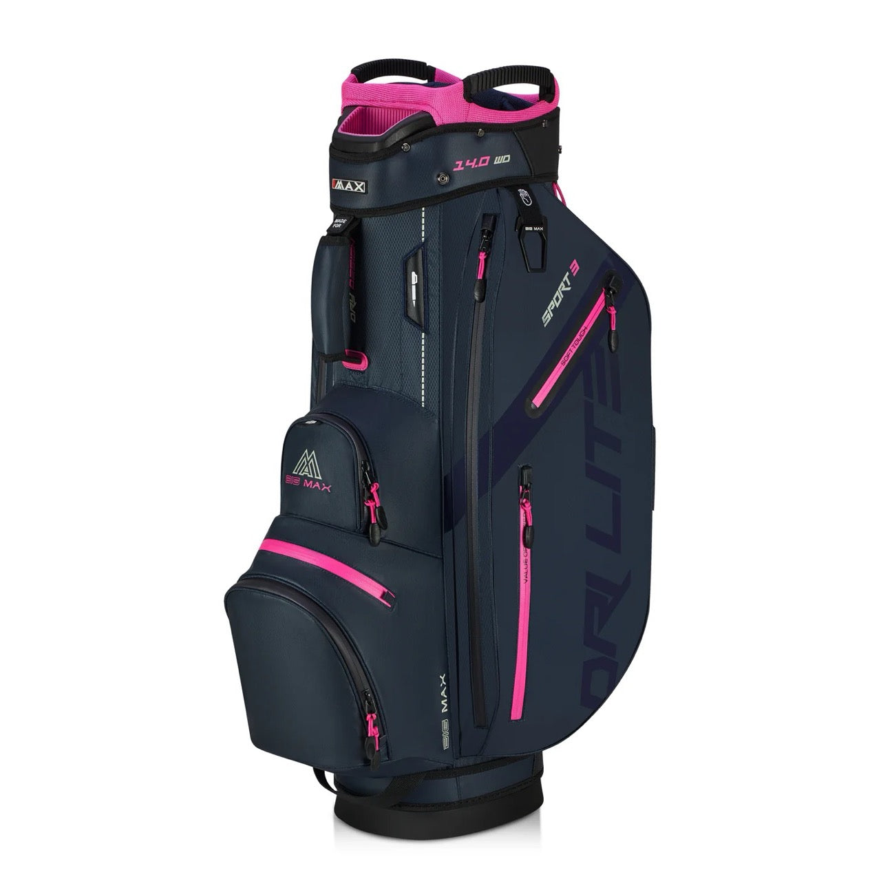 Dri Lite Sport 3 Cartbag Navy/Pink