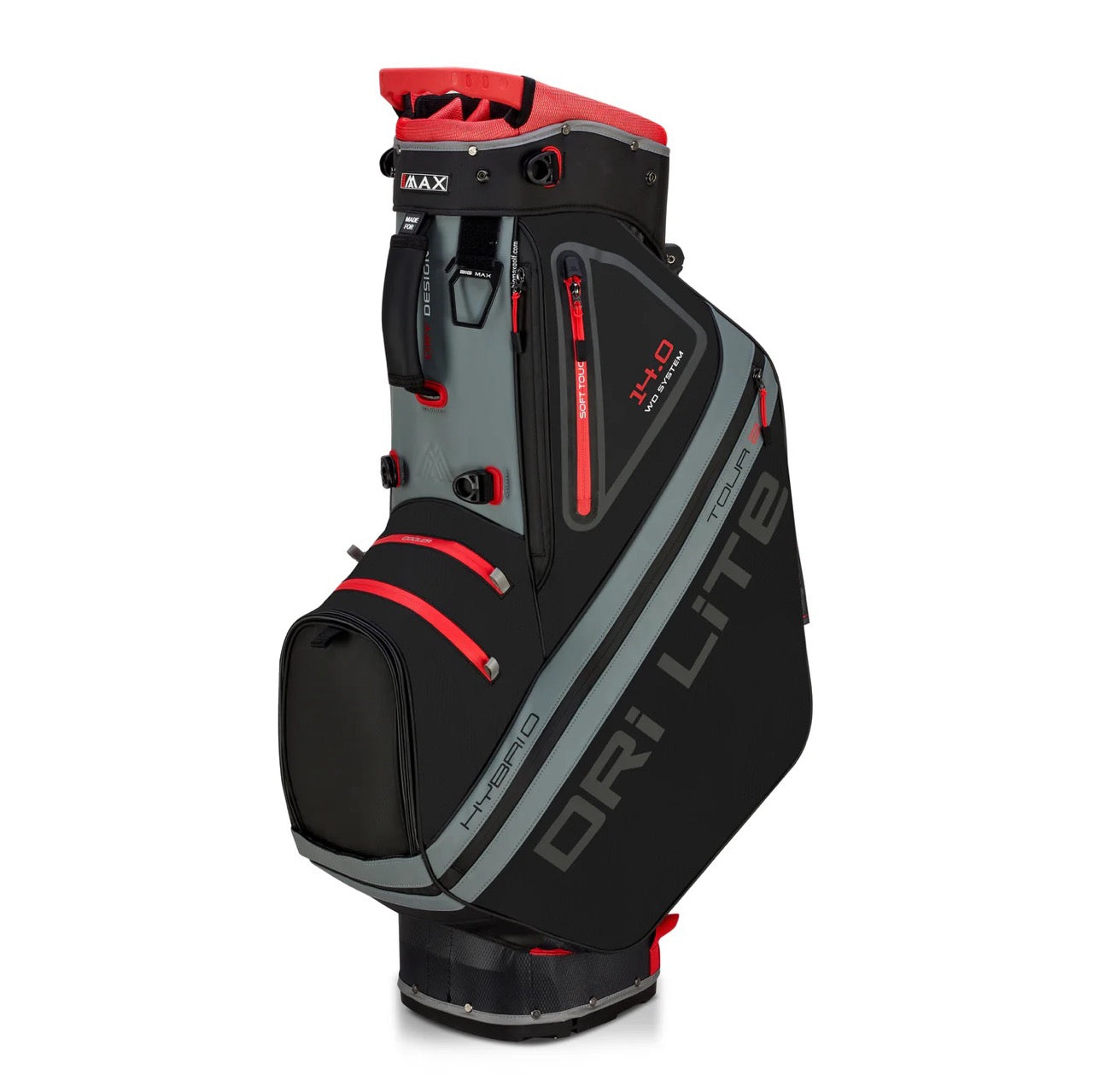 Dri Lite Hybrid Tour 2 Stand Bag Black